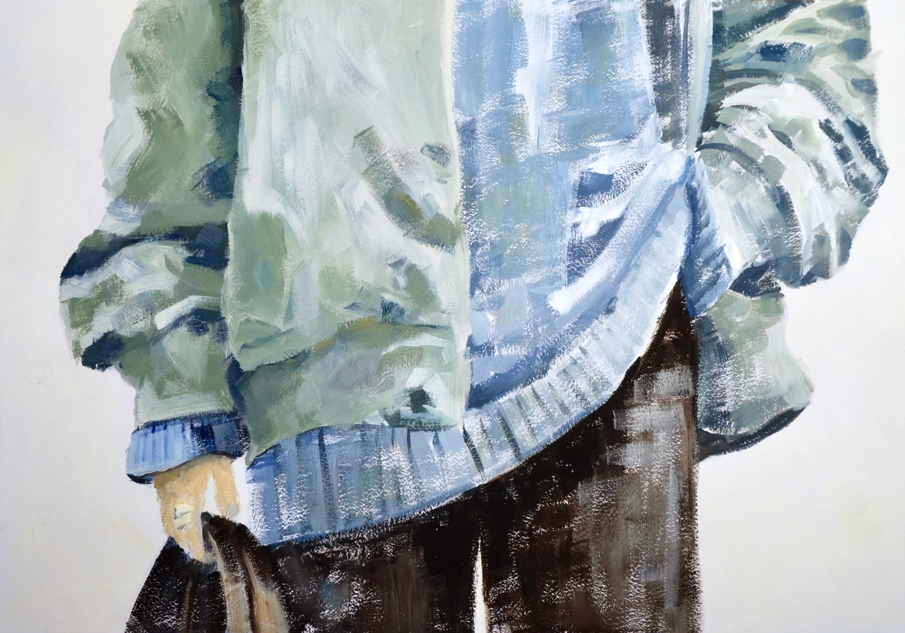Sweater — oil painting