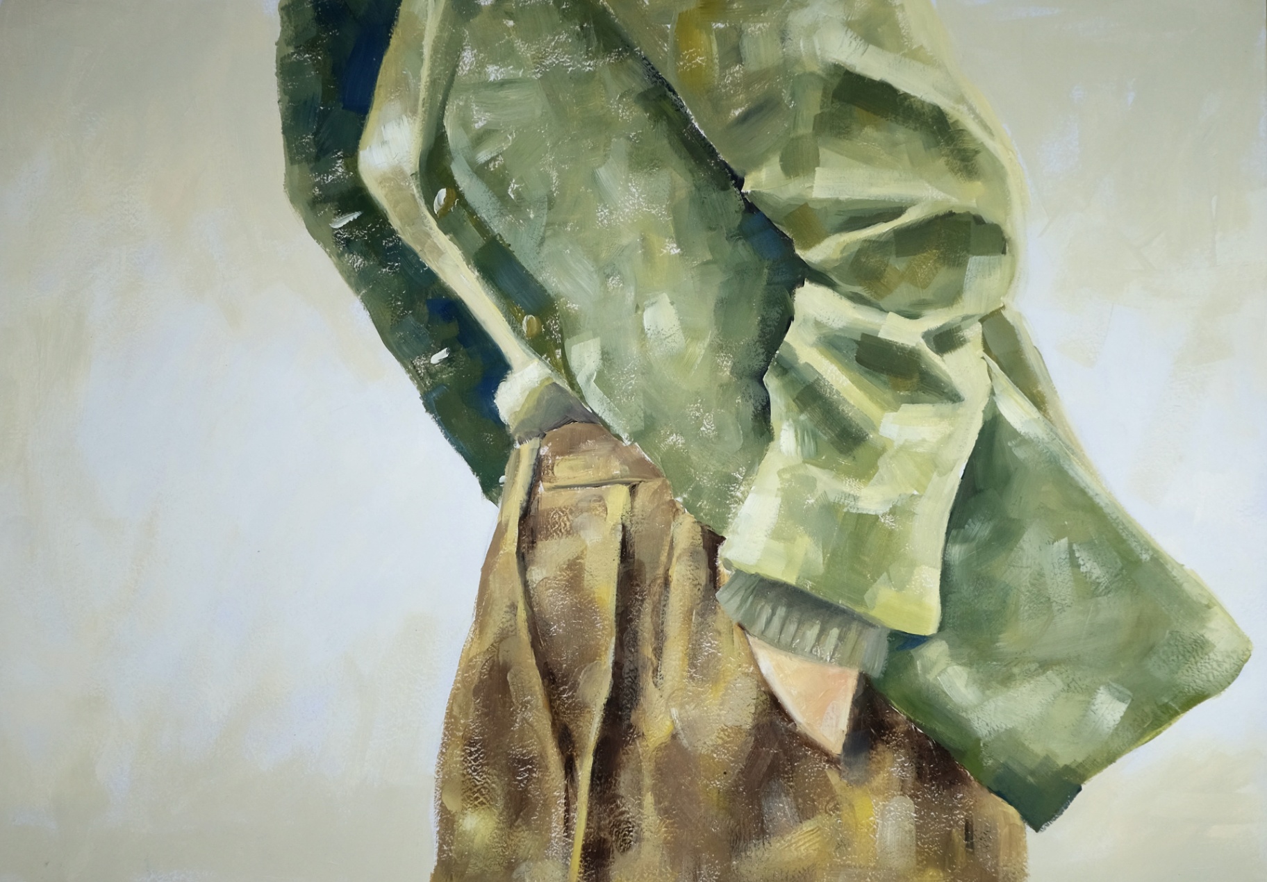 A Sunday at Hoppegarten — oil painting