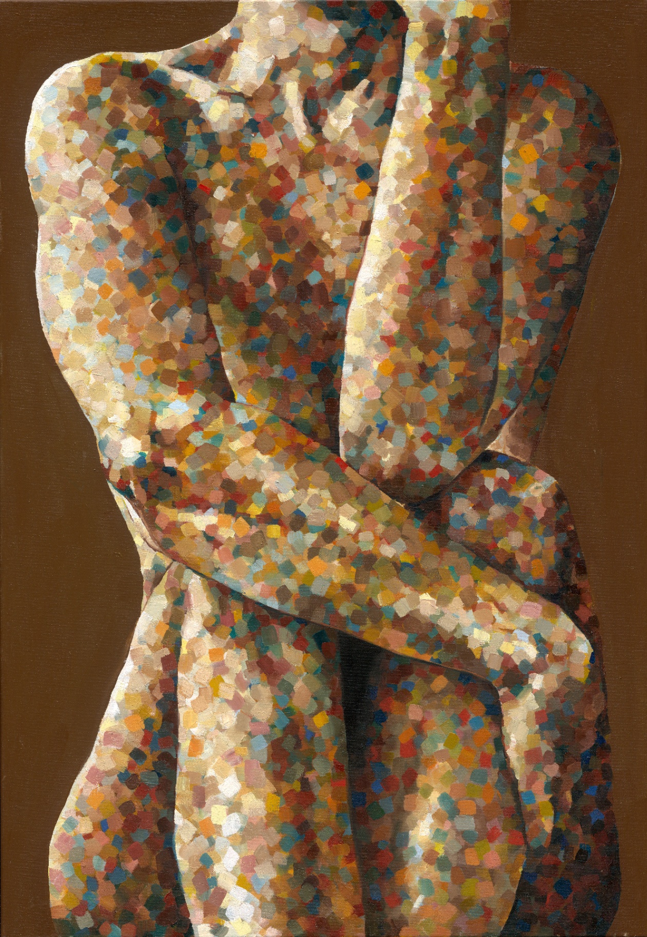 Sitting, Waiting, Wishing — oil painting